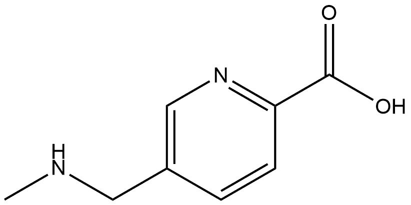 5-((methylamino)methyl)picolinic acid Struktur