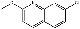 1,8-Naphthyridine, 2-chloro-7-methoxy- Struktur