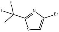 4-bromo-2-(1,1-difluoroethyl)-1,3-thiazole Struktur