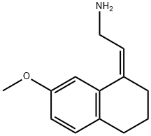 Ethanamine, 2-(3,4-dihydro-7-methoxy-1(2H)-naphthalenylidene)-, (Z)- (9CI) Struktur