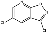 Isoxazolo[5,4-b]pyridine, 3,5-dichloro- Struktur