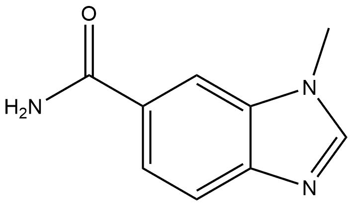 1-Methyl-1H-benzimidazole-6-carboxamide Struktur