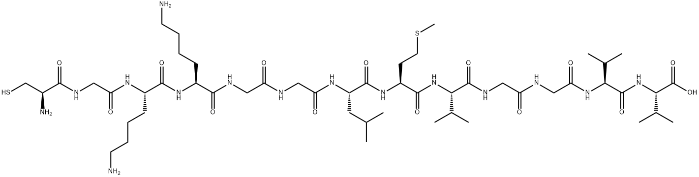 Cys-Gly-Lys-Lys-Gly-Amyloid β-Protein (33-40) Struktur