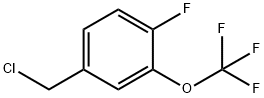 4-Fluoro-3-(trifluoromethoxy)benzyl chloride Struktur