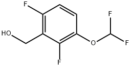 2,6-Difluoro-3-(difluoromethoxy)benzylalcohol Struktur