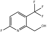 6-Fluoro-3-(trifluoromethyl)pyridine-2-methanol Struktur