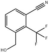 3-Cyano-2-(trifluoromethyl)benzylalcohol Struktur