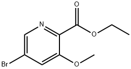 Ethyl 5-bromo-3-methoxypicolinate Struktur