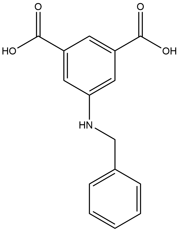 5-(benzylamino)isophthalic acid Struktur