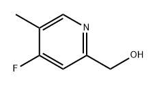 2-Pyridinemethanol, 4-fluoro-5-methyl- Struktur