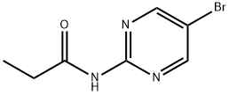 Propanamide, N-(5-bromo-2-pyrimidinyl)- Struktur