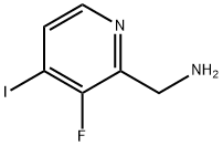 2-Pyridinemethanamine, 3-fluoro-4-iodo- Struktur