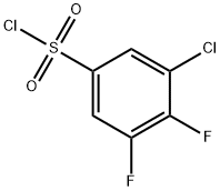 3-Chloro-4,5-difluorobenzenesulfonyl chloride Struktur