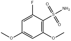 Benzenesulfonamide, 2-fluoro-4,6-dimethoxy- Struktur