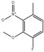 Benzene, 1-fluoro-2-methoxy-4-methyl-3-nitro- Struktur