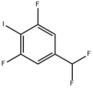 3,5-Difluoro-4-iodobenzodifluoride Struktur