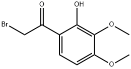 3,4-Dimethoxy-2-hydroxyphenacyl bromide Struktur