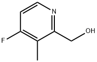 2-Pyridinemethanol, 4-fluoro-3-methyl- Struktur