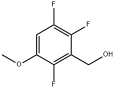 Benzenemethanol, 2,3,6-trifluoro-5-methoxy- Struktur