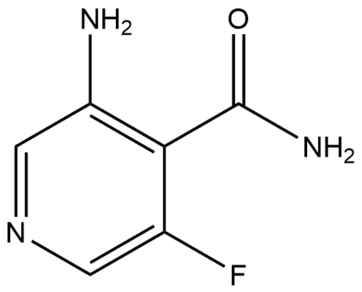 3-Amino-5-fluoro-4-pyridinecarboxamide Struktur