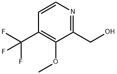 2-Pyridinemethanol, 3-methoxy-4-(trifluoromethyl)- Struktur