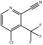 2-Pyridinecarbonitrile, 4-chloro-3-(trifluoromethyl)- Struktur