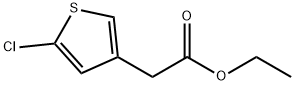 3-Thiopheneacetic acid, 5-chloro-, ethyl ester Struktur