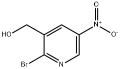 3-Pyridinemethanol, 2-bromo-5-nitro- Struktur