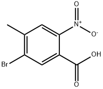 Benzoic acid, 5-bromo-4-methyl-2-nitro- Struktur