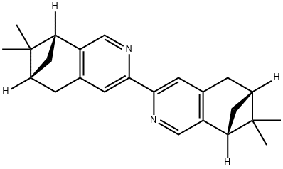 3,3'-Bi-6,8-methanoisoquinoline, 5,5',6,6',7,7',8,8'-octahydro-7,7,7',7'-tetramethyl-, (6R,6'R,8R,8'R)- Struktur