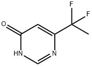 6-(1,1-difluoroethyl)-3,4-dihydropyrimidin-4-one Struktur