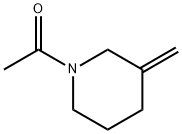 Ethanone, 1-(3-methylene-1-piperidinyl)- Struktur