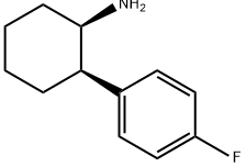 Cyclohexanamine, 2-(4-fluorophenyl)-, (1R,2R)- Struktur