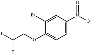 3-Bromo-4-(2,2-difluoroethoxy)nitrobenzene Structure