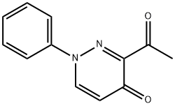 3-Acetyl-1-phenylpyridazin-4(1H)-one Struktur