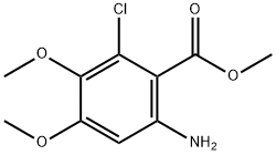 Methyl 6-amino-2-chloro-3,4-dimethoxybenzoate Struktur