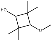 Cyclobutanol, 3-methoxy-2,2,4,4-tetramethyl- Struktur