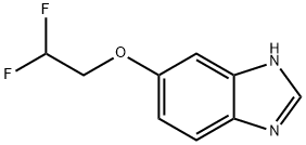 5-(2,2-Difluoroethoxy)-1H-benzimidazole Struktur