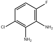 1,2-Benzenediamine, 3-chloro-6-fluoro- Struktur