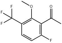 6'-Fluoro-2'-methoxy-3'-(trifluoromethyl)acetophenone Struktur