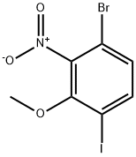 3-Bromo-6-iodo-2-nitroanisole Struktur