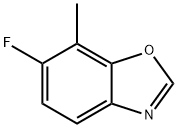 6-Fluoro-7-methyl-1,3-benzoxazole Struktur