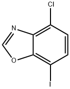 4-Chloro-7-iodo-1,3-benzoxazole Struktur