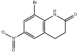 8-Bromo-6-nitro-3,4-dihydro-1H-quinolin-2-one Struktur