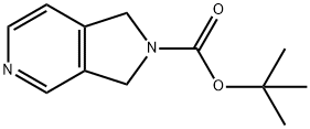 2H-Pyrrolo[3,4-c]pyridine-2-carboxylic acid, 1,3-dihydro-, 1,1-dimethylethyl ester Struktur