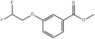 Methyl 3-(2,2-difluoroethoxy)benzoate Struktur