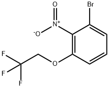 2-Bromo-6-(2,2,2-trifluoroethoxy)nitrobenzene Structure