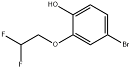 4-Bromo-2-(2,2-difluoroethoxy)phenol Struktur