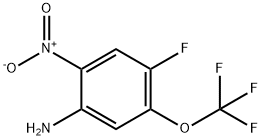 4-Fluoro-2-nitro-5-(trifluoromethoxy)aniline Struktur