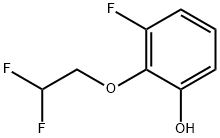 3-Fluoro-2-(2,2-difluoroethoxy)phenol Struktur